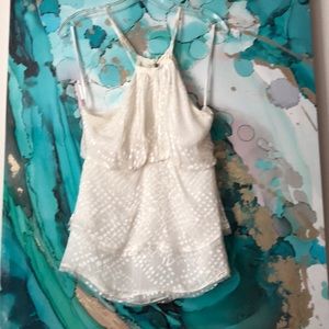 💥BCBG MAXAZRIA beautiful white top